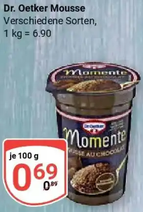 Globus Dr. Oetker Mousse Angebot