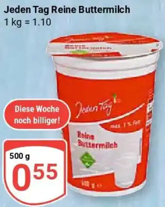 Globus Jeden Tag Reine Buttermilch Angebot