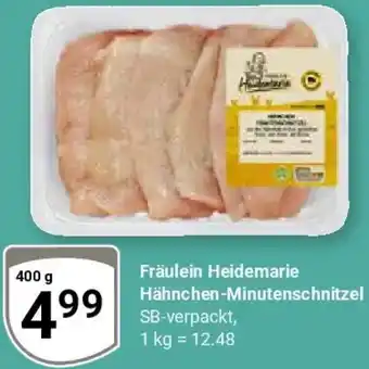 Globus Fräulein Heidemarie Hähnchen-Minutenschnitzel Angebot