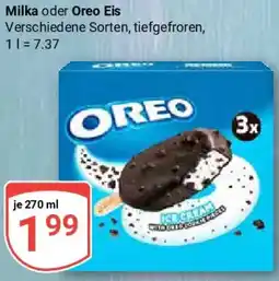 Globus Milka oder Oreo Eis Angebot