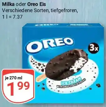 Globus Milka oder Oreo Eis Angebot
