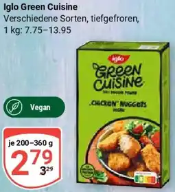 Globus Iglo Green Cuisine Angebot