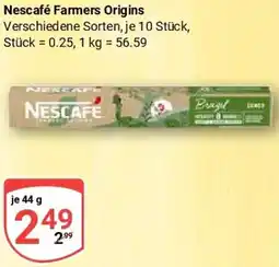 Globus Nescafé Farmers Origins Angebot