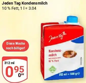 Globus Jeden Tag Kondensmilch Angebot