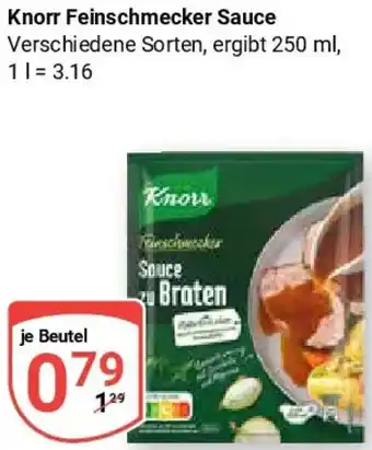 Globus Knorr Feinschmecker Sauce Angebot