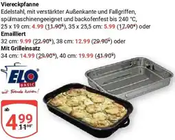Globus ELO Viereckpfanne Angebot