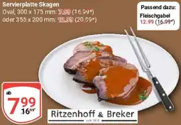 Globus Ritzenhoff & Breker Servierplatte Skagen Angebot