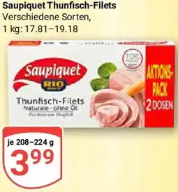 Globus Saupiquet Thunfisch-Filets Angebot