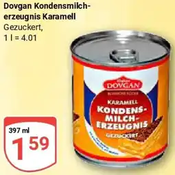 Globus Dovgan Kondensmilcherzeugnis Karamell Angebot