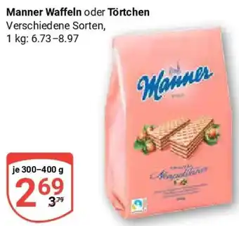Globus Manner Waffeln oder Törtchen Angebot