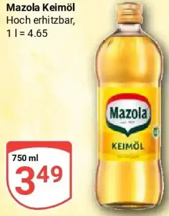 Globus Mazola Keimöl Angebot