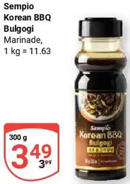 Globus Sempio Korean BBQ Bulgogi Angebot