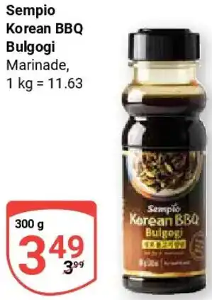 Globus Sempio Korean BBQ Bulgogi Angebot