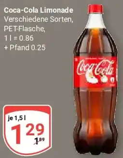 Globus Coca-Cola Limonade Angebot