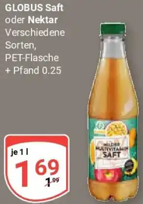 Globus GLOBUS Saft oder Nektar Angebot