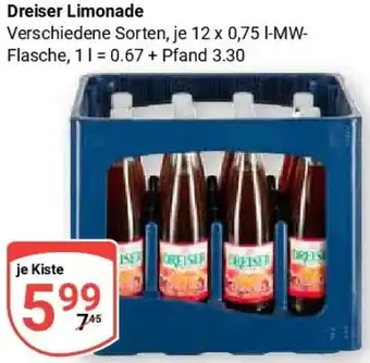 Globus Dreiser Limonade Angebot