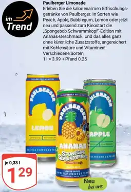 Globus Paulberger Limonade Angebot