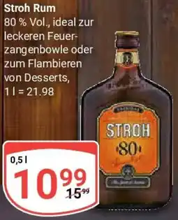 Globus Stroh Rum Angebot