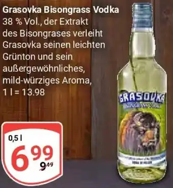 Globus Grasovka Bisongrass Vodka Angebot