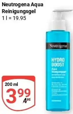 Globus Neutrogena Aqua Reinigungsgel Angebot