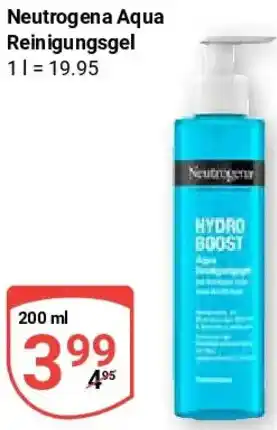 Globus Neutrogena Aqua Reinigungsgel Angebot