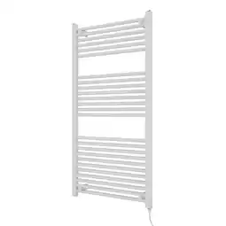 Netto Marken-Discount Azur Handtuchwärmer Kitty Elektro Weiß 600 Watt 120x60 cm Angebot