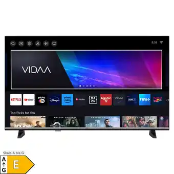 Netto Marken-Discount JVC Fernseher 40 Zoll Smart TV VIDAA LT-40VDF5455 - Full HD Fernseher, HDR TV mit Triple-Tuner Angebot