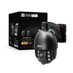 Netto Marken-Discount INSTAR IN-9820 4K steuerbare Überwachungskamera mit LAN / WLAN und PoE, Schwarz Angebot