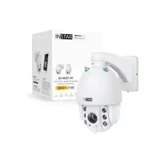 Netto Marken-Discount INSTAR IN-9820 4K steuerbare Überwachungskamera mit LAN / WLAN und PoE, Weiß Angebot