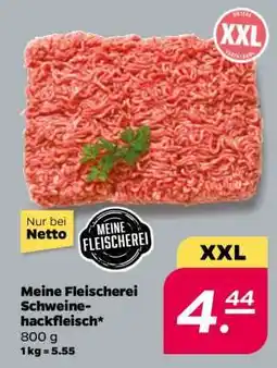 NETTO Meine Fleischerei Schweinehackfleisch Angebot