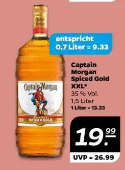 NETTO Captain Morgan Spiced Gold XXL Angebot