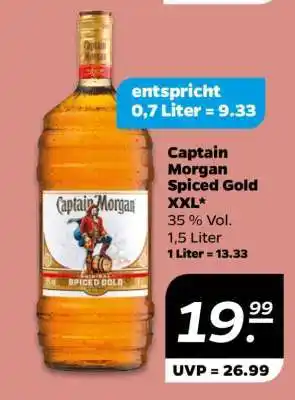 NETTO Captain Morgan Spiced Gold XXL Angebot