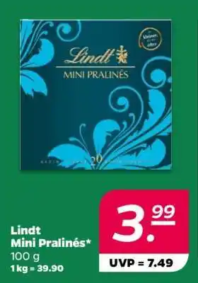 NETTO Lindt Mini Pralinés Angebot