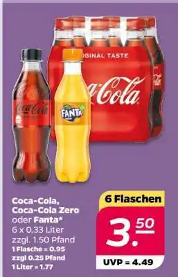 NETTO Coca-Cola, Coca-Cola Zero oder Fanta Angebot