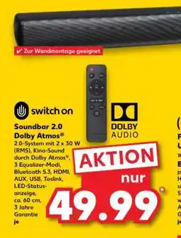 Kaufland Soundbar 2.0 Dolby Atmos Angebot