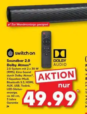 Kaufland Soundbar 2.0 Dolby Atmos Angebot