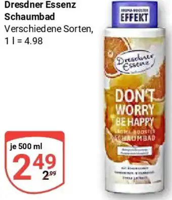 Globus Dresdner Essenz Schaumbad Angebot