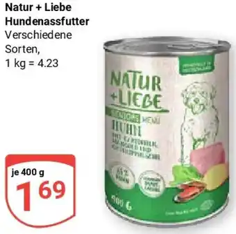 Globus Natur + Liebe Hundenassfutter Angebot