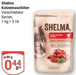 Globus Shelma Katzennassfutter Angebot