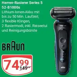 Globus BRAUN Herren-Rasierer Series 5 52-B1000s Angebot