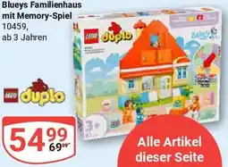 Globus LEGO duplo Blueys Familienhaus mit Memory-Spiel Angebot