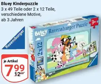 Globus Ravensburger Bluey Kinderpuzzle Angebot