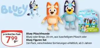 Globus Bluey Plüschfreunde oder Figuren Set Angebot