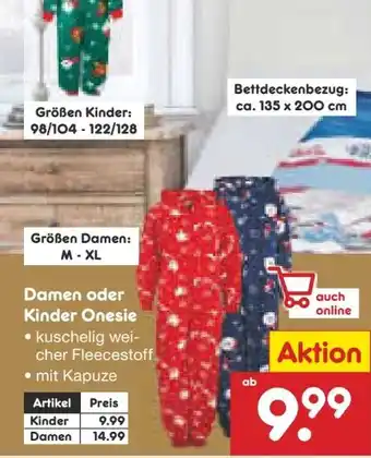 Netto Marken-Discount Kinder Onesie Angebot