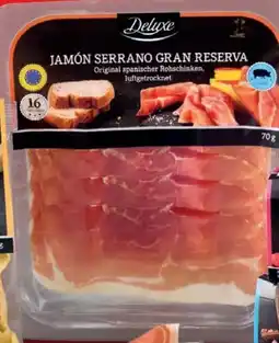 Lidl Deluxe Jamón Serrano Gran Reserva Angebot