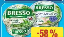 Aldi Nord Bresso Frischkäse-Kräuter der Provence Angebot