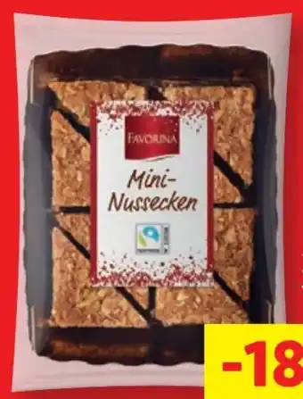 Lidl Favorina Mini-Nussecken Angebot