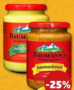 PENNY Baumann's Senf Angebot
