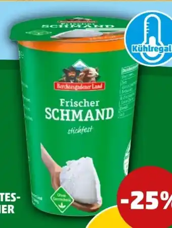 PENNY Berchtesgadener Land Frischer Schmand Angebot