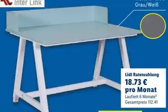 Lidl Inter Link Schreibtisch Emmelie Angebot